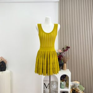 Viola Wild Green Plum Ala2w Classic New Color Yb Dyed Flattering Dress Casual Sleeveless