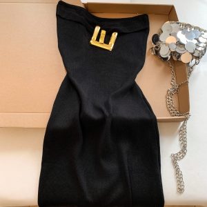 Sexy Strapless Bodycon Mini Dress for Women Summer 2026