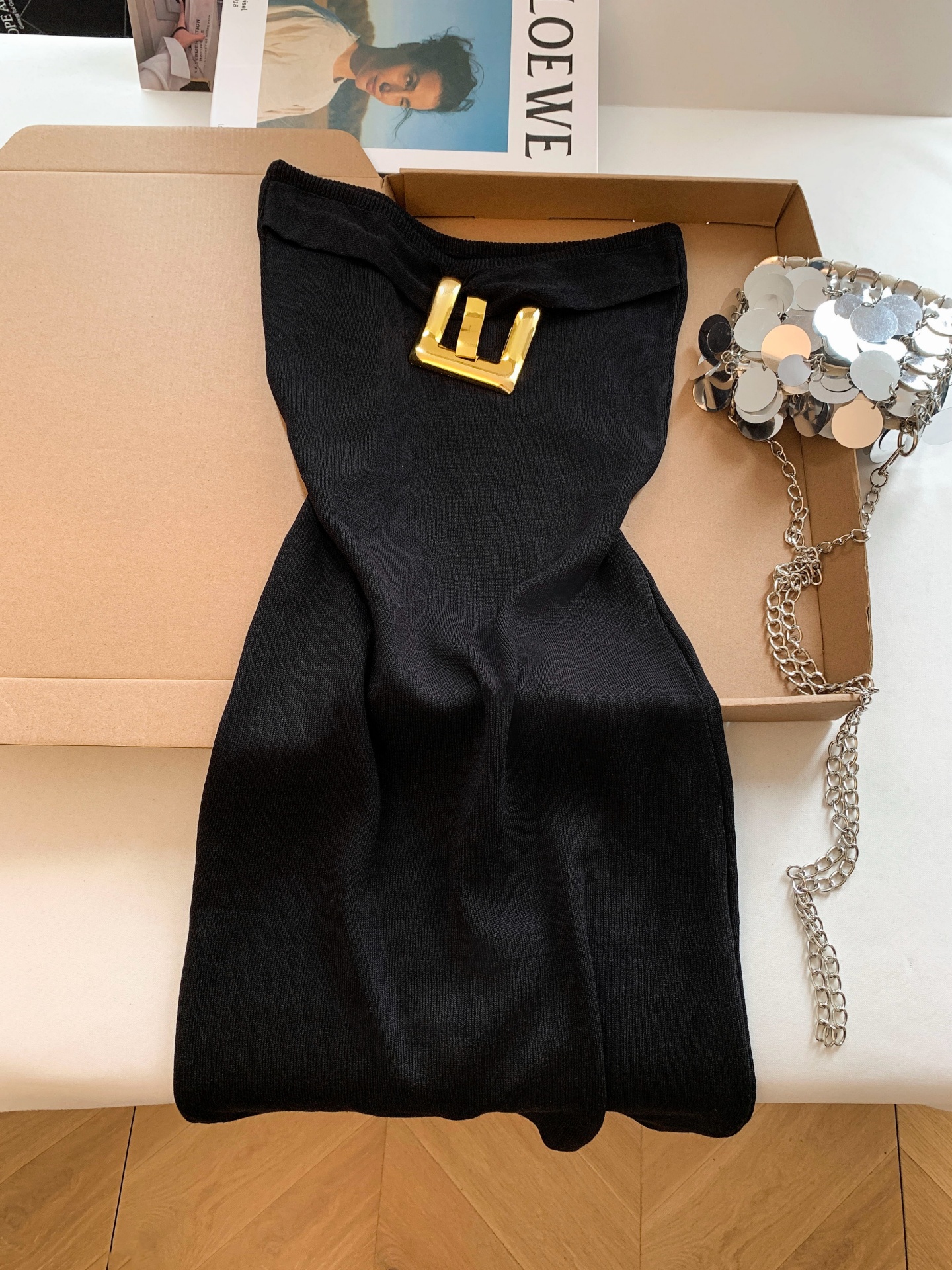 Sexy Strapless Bodycon Mini Dress for Women Summer 2026