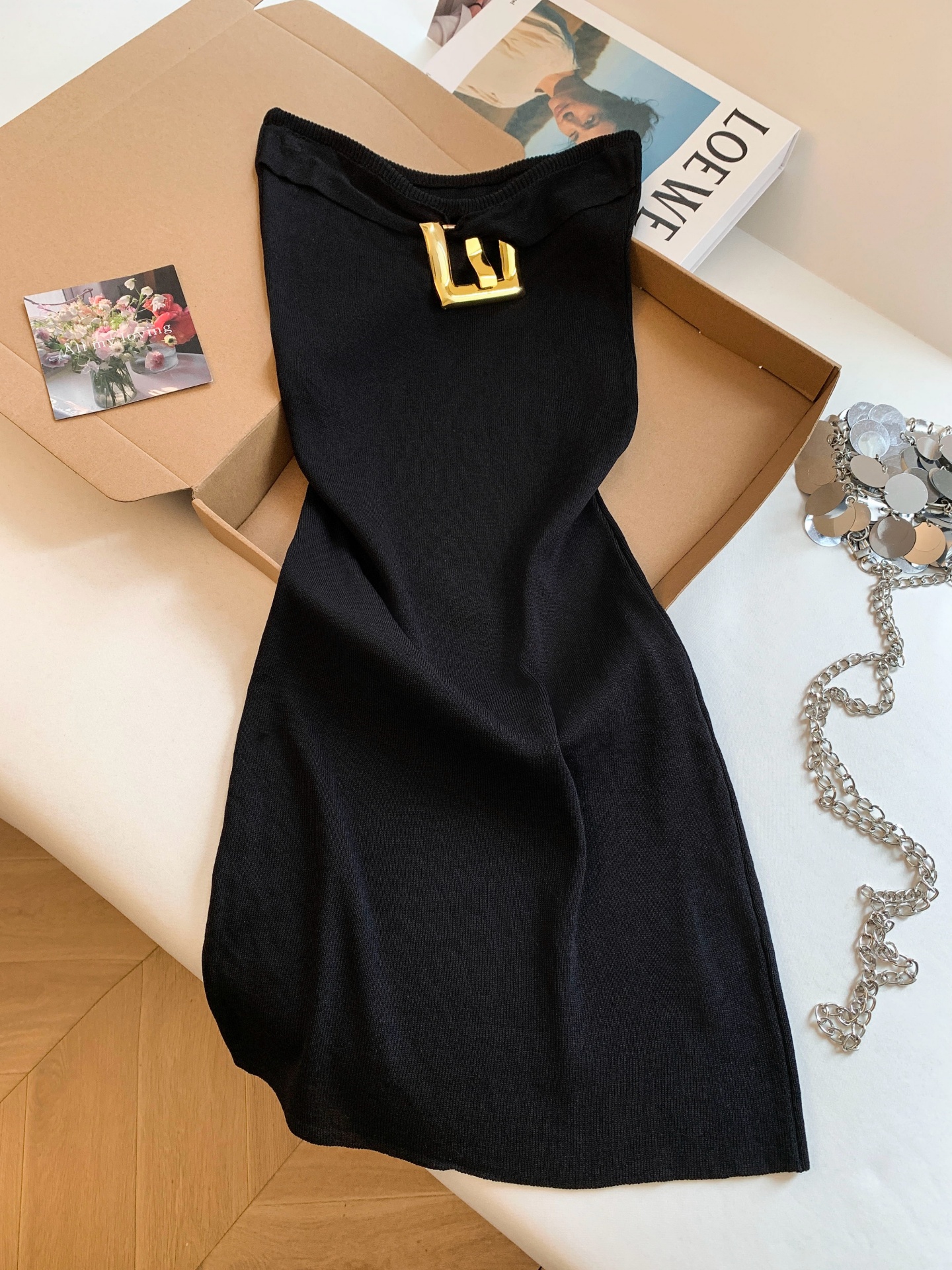 Sexy Strapless Bodycon Mini Dress for Women Summer 2026 - Image 3